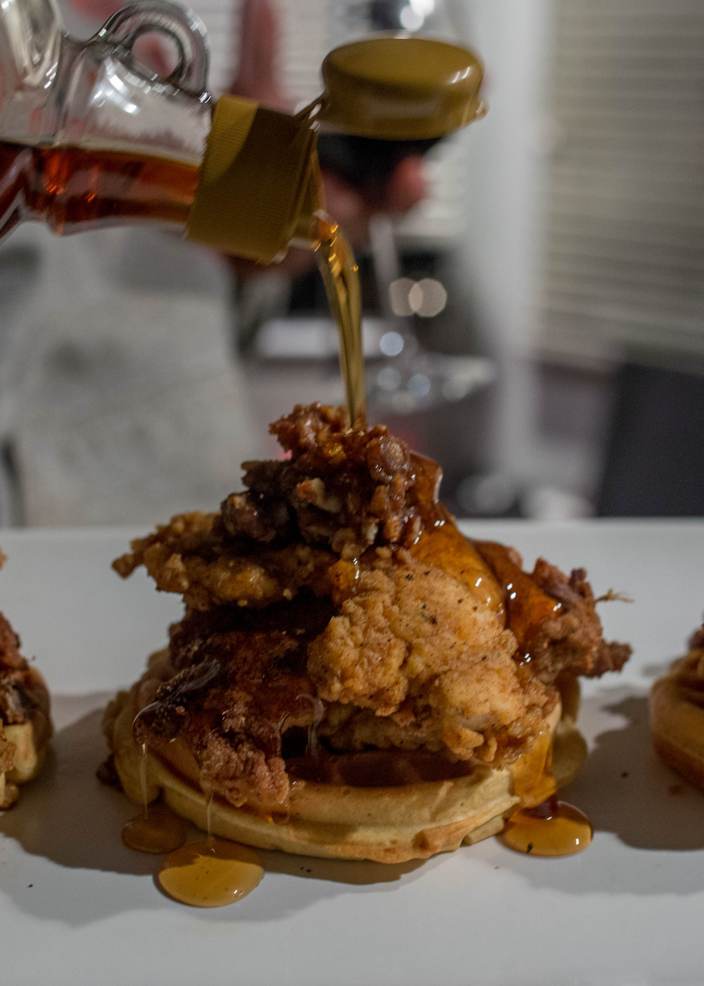 Hot Chicken & Pumpkin Waffles | Cook.Eat.Explore